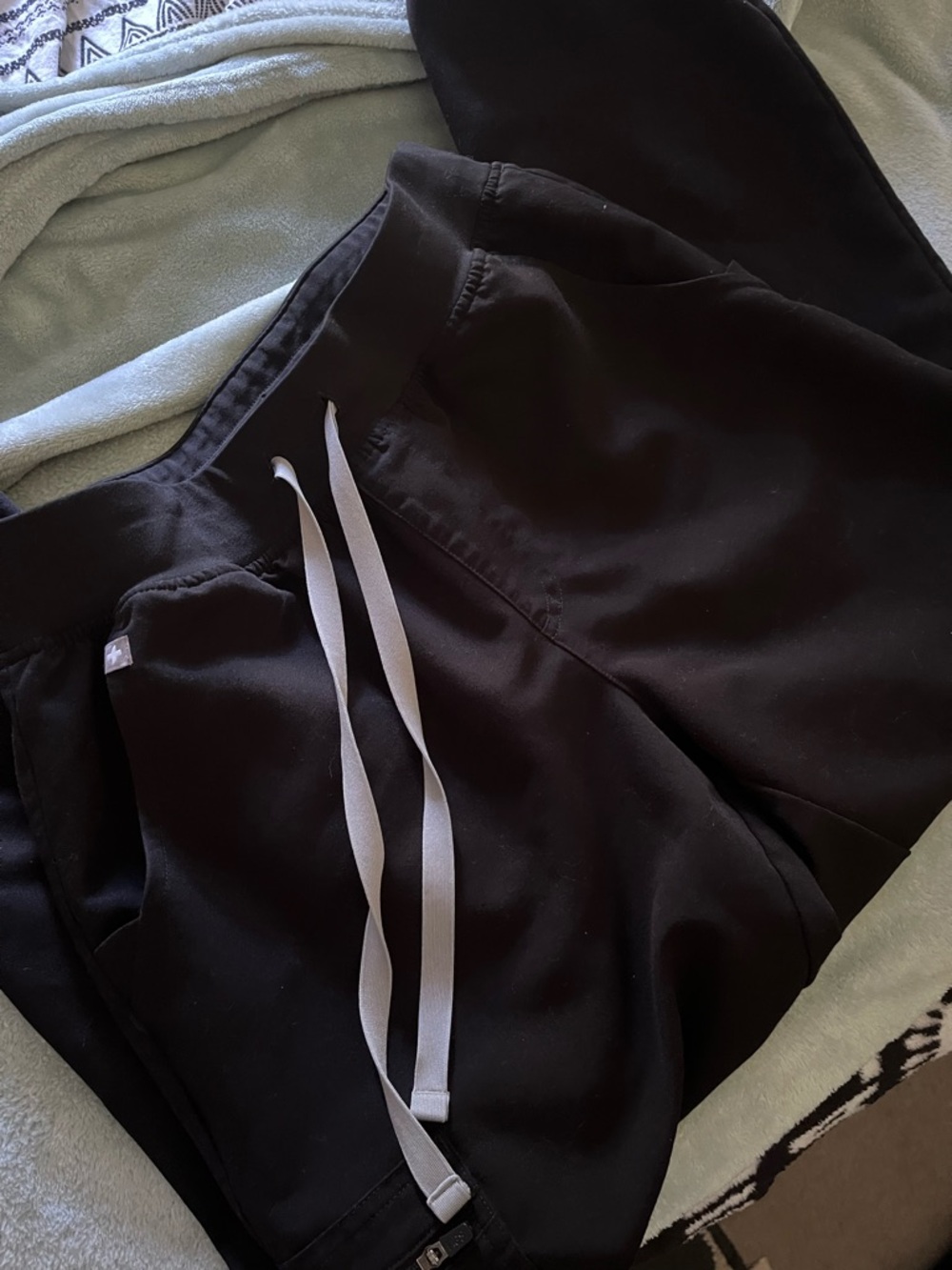 Figs Black Joggers